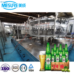 Glass Bottled Craft Beer Filling Complete Line ROPP CAP 