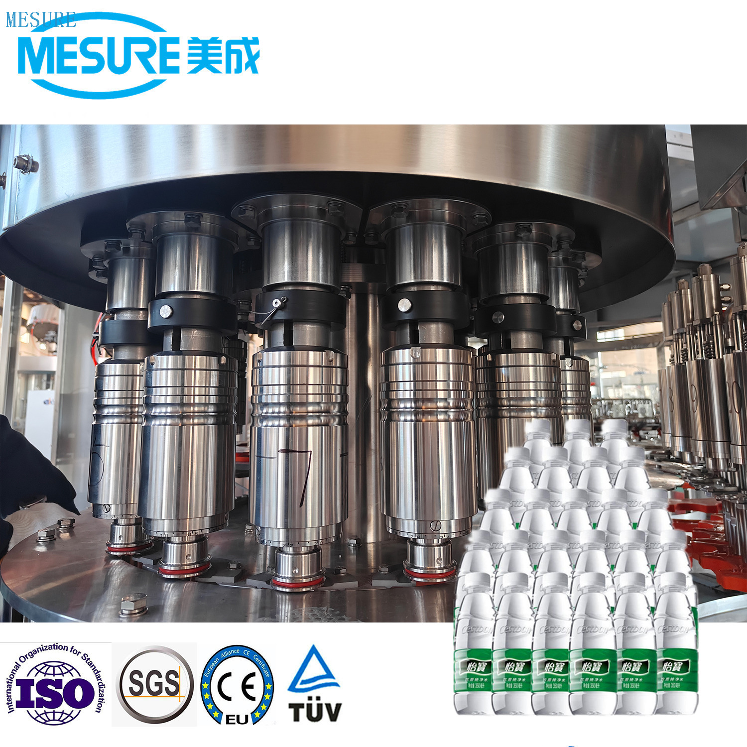 Turnkey PET Bottling Plant: Blow-Fill-Cap Combi Machine for Water/Liquids | Custom Efficient Production Line