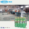 Automatic L type Linear Two or One Reel Roll PE Film Carton Pad or Tray Added Heat Shrink Wrapping Machine for Bottle Can Drinks
