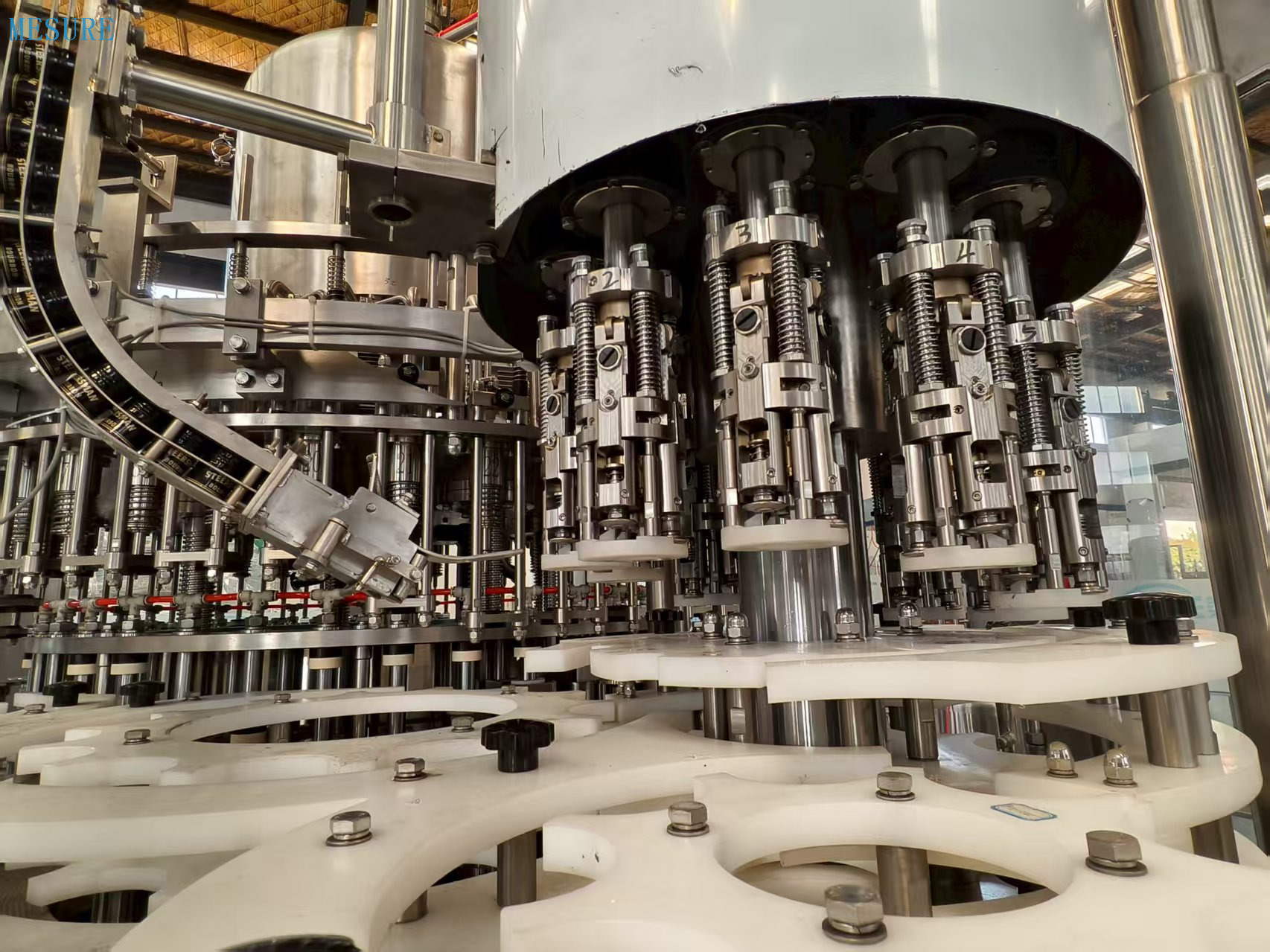 Glass Bottle Juice Warm Filling Machine Rinsing-Filling-Capping 3-in-1