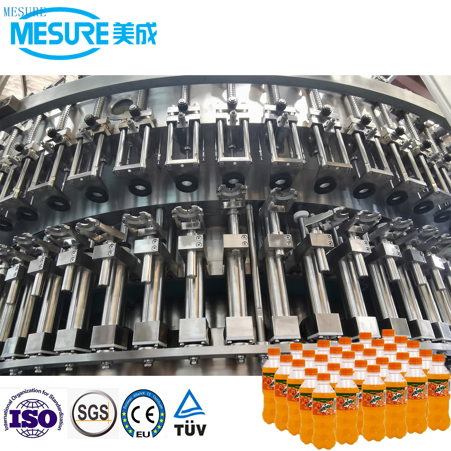 15000bph High Speed Pet Bottle CSD Filling Line 