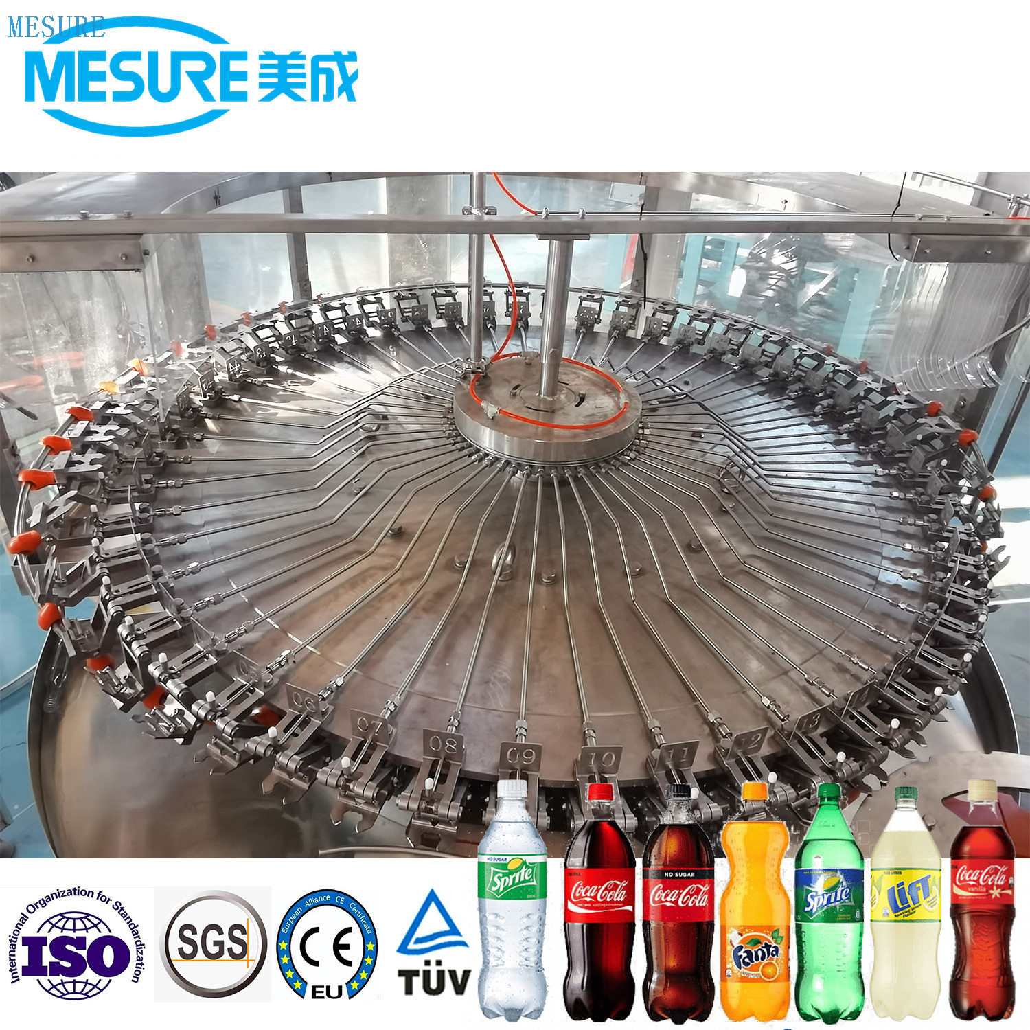 Carbonated Beverage AutoFill Series - 3-in-1 Rinse/Fill/Cap Line