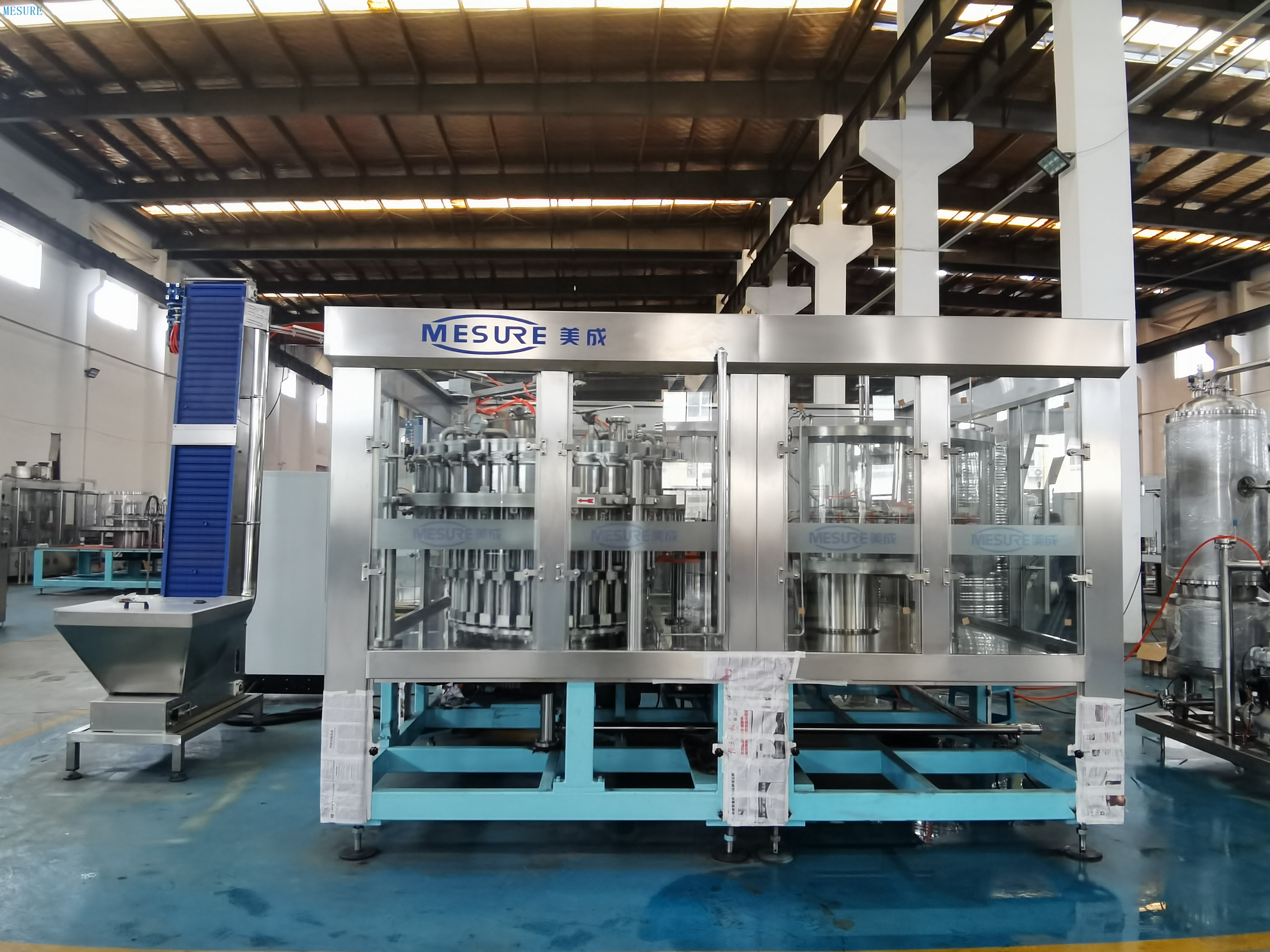 High-Speed 12000BPH Carbonated Beverage Bottling Mono Block Filling Machine Production Line
