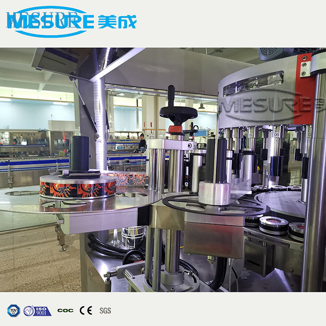 Automatic Linear Rotary OPP Hot Melt Glue Labeling Labeler Machine for Plastic Bottle Drinks Beverage Factory