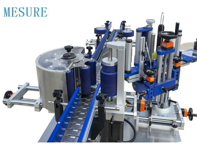 Automatic Single Double Side Wraparound Square Round Drinks PET Glass Bottle Can Self Adhesive Label Sticker Labeling Machine