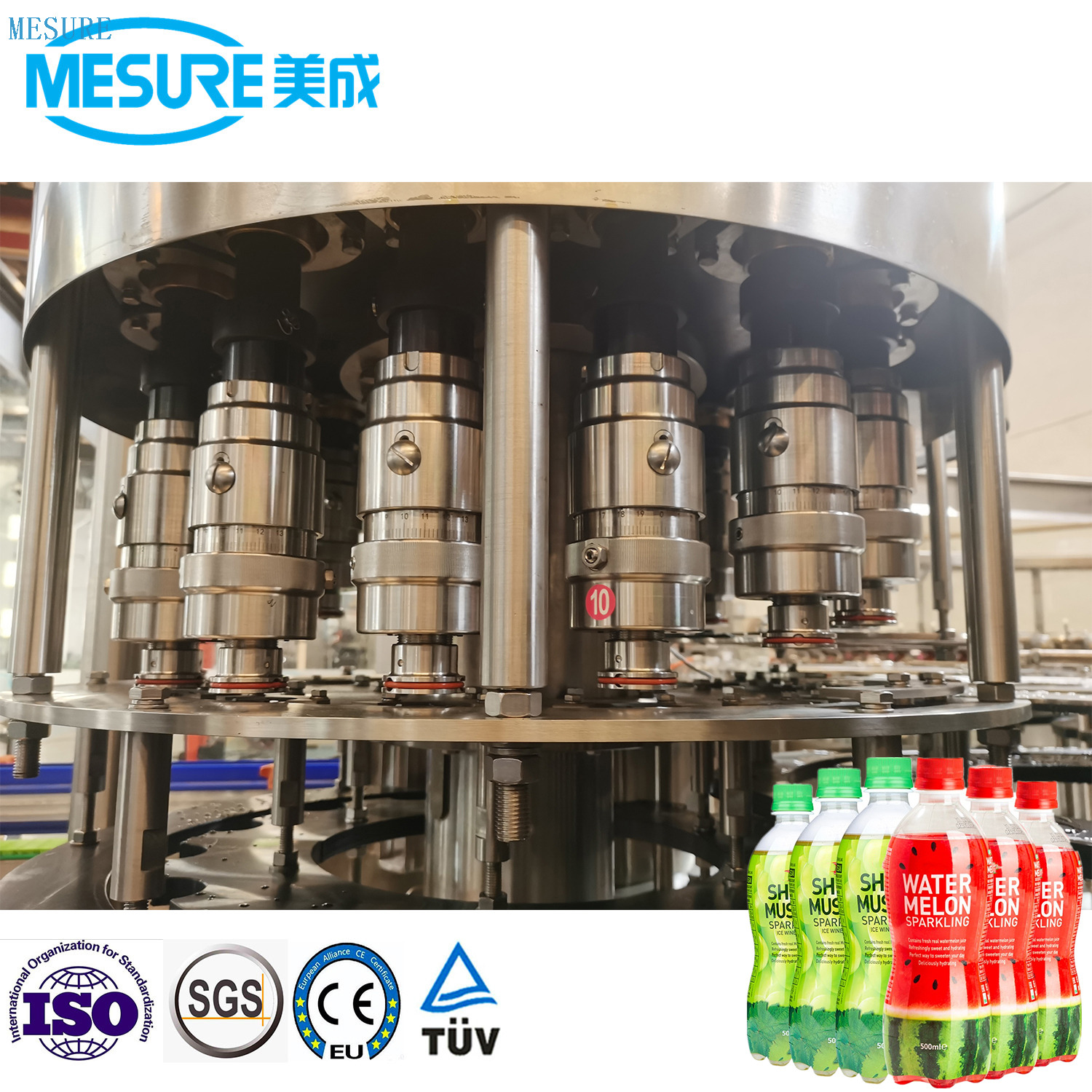 24000bph High Speed Pet Bottle Carbonated Soft Drink Bottling Filling Machine