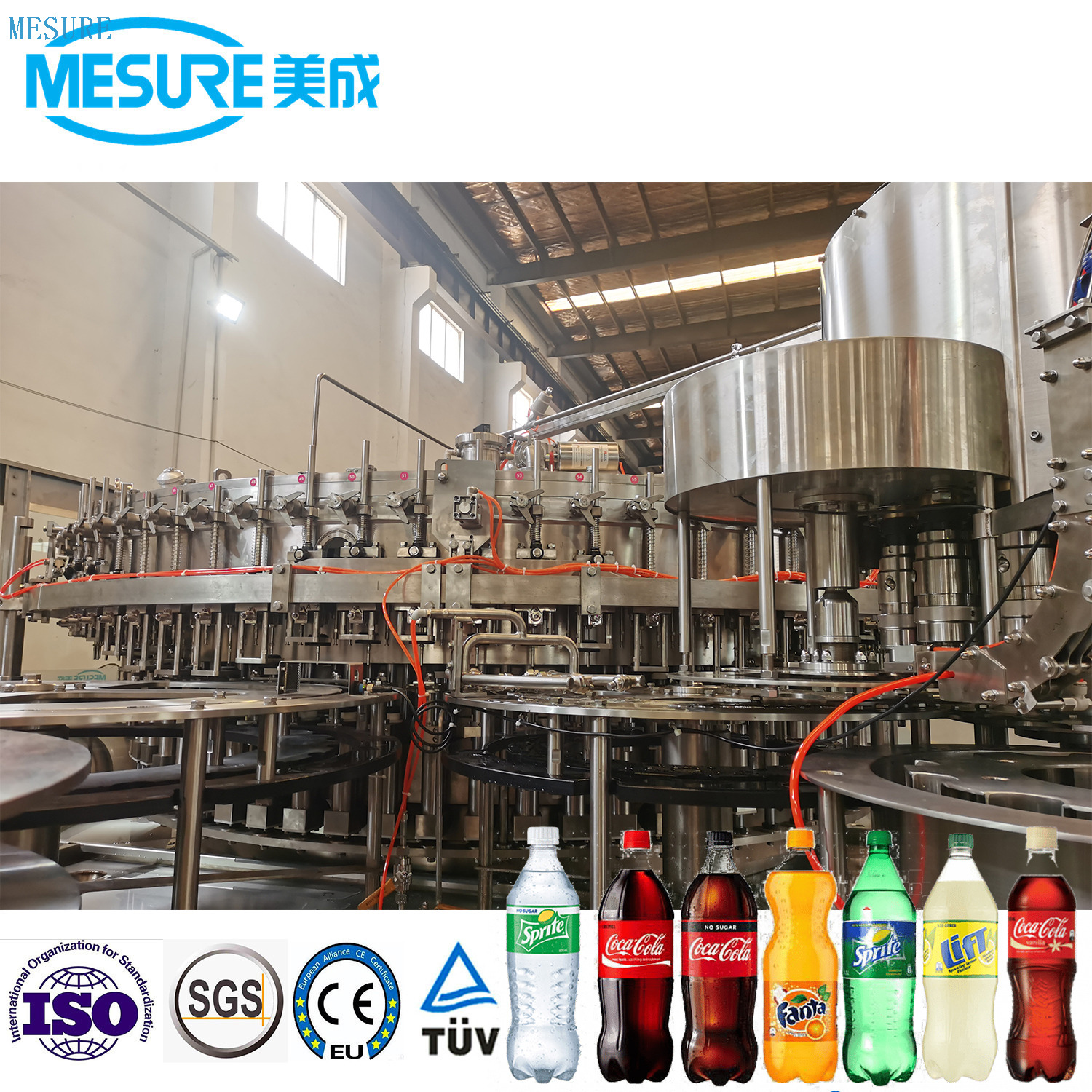 Carbonated Beverage AutoFill Series - 3-in-1 Rinse/Fill/Cap Line