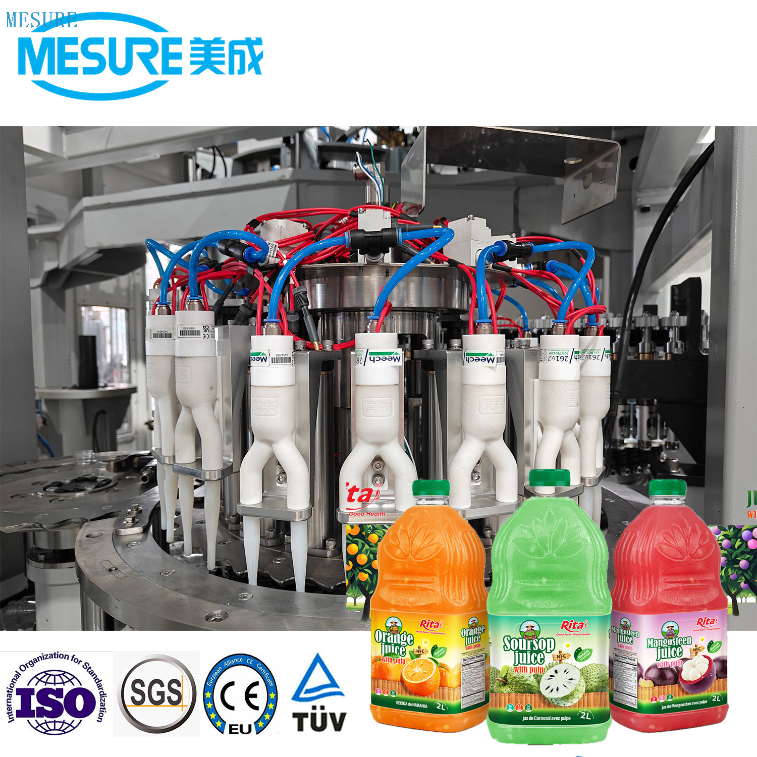 Hot Fill PET Bottle Line: Blowing-Filling-Capping Combi Machine for Juices | Custom 18000bph High Output