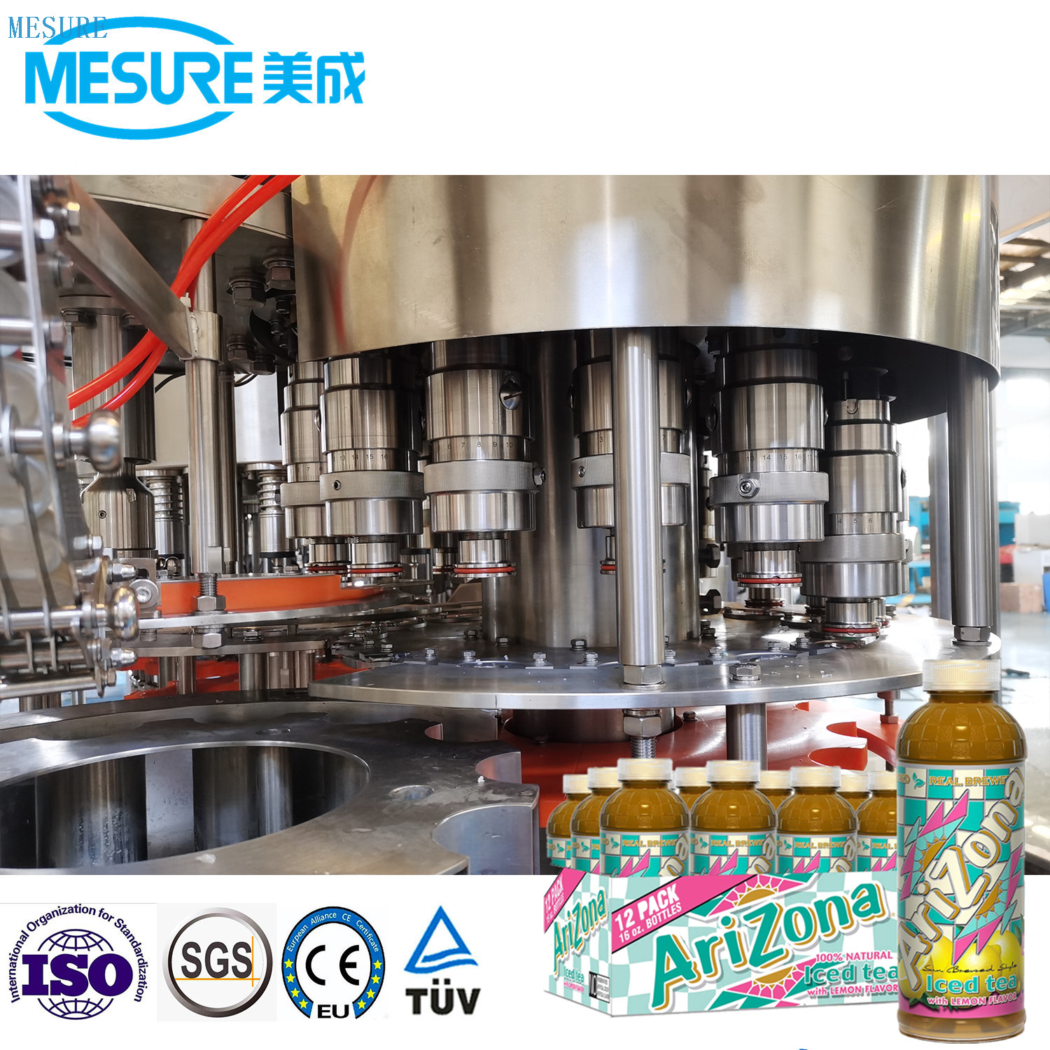 High-Speed PET Bottle Filler for Juice | Blow-Fill-Cap Combi Machine, 99.5% Efficiency Custom Line