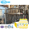 Glass Bottle Juice Warm Filling Machine Rinsing-Filling-Capping 3-in-1
