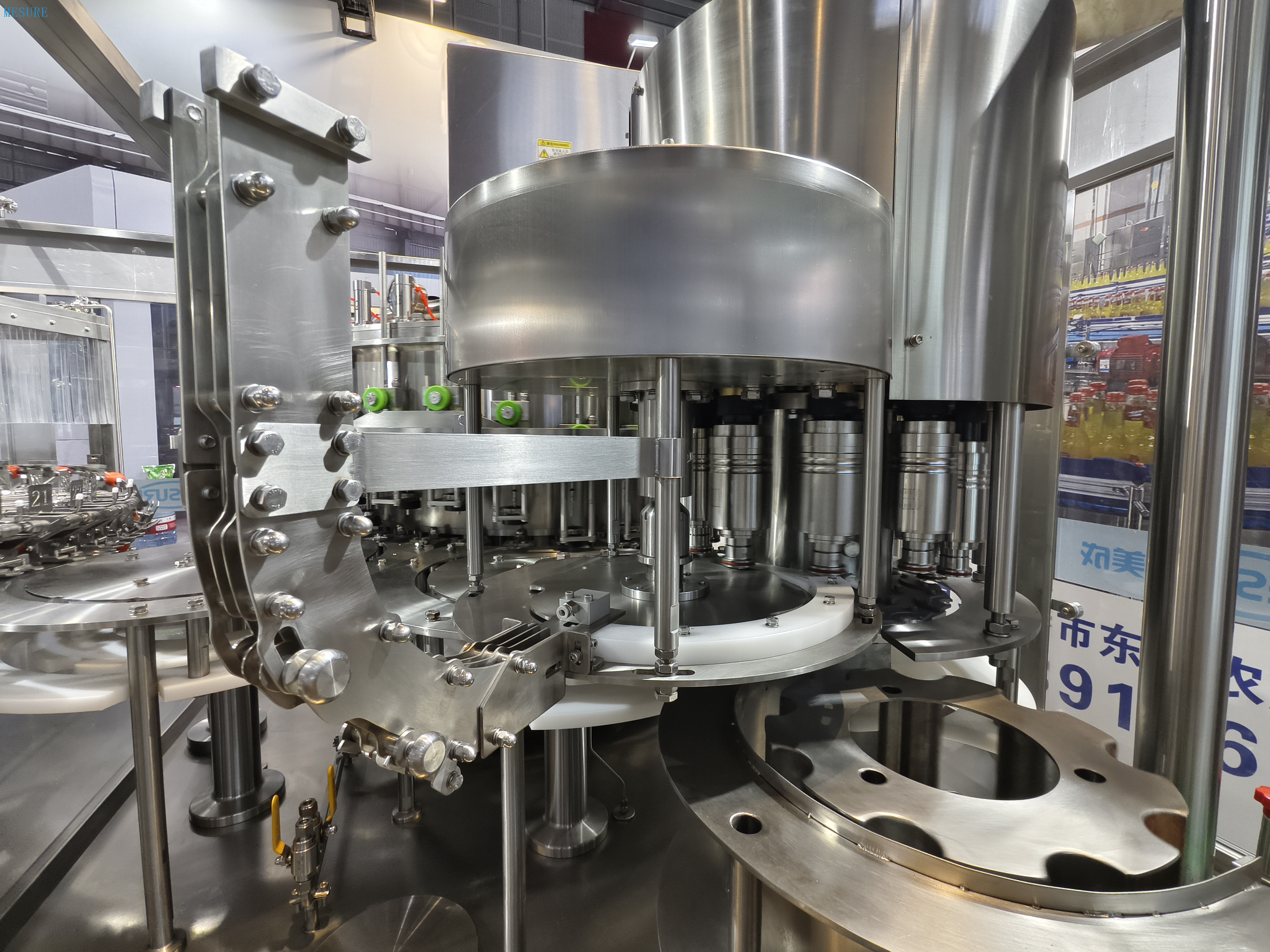 High-Speed Automatic Carbonated Beverage Bottling Mono Block Filling Machine 