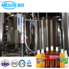 Automated Glass Bottle Carbonated Drink Bottling System Rinsing Filling Capping Line