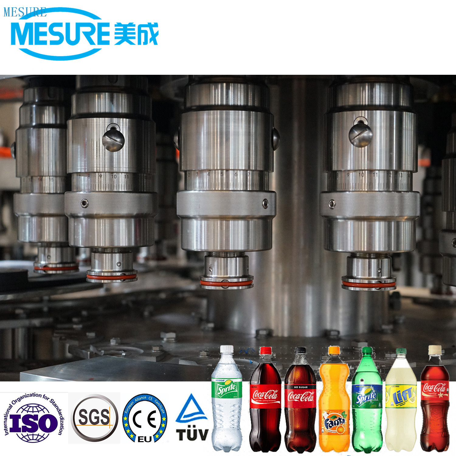Carbonated Beverage AutoFill Series - 3-in-1 Rinse/Fill/Cap Line