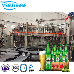 Glass/Aluminum Bottled Craft Beer Filling Complete Line ROPP Cap & Crown Cap & Ring Cap 