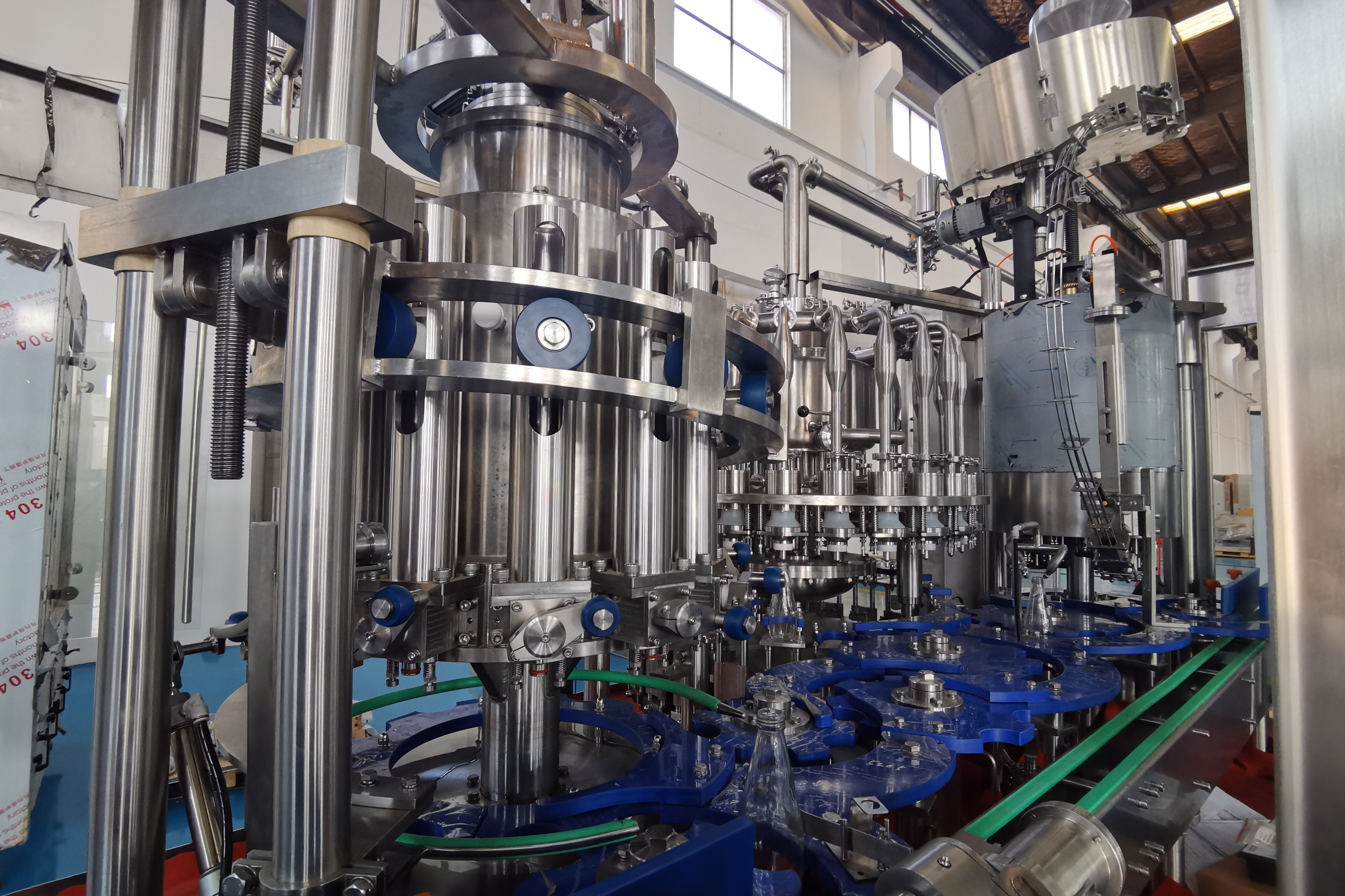 8000bph Glass Bottle Pulp Juice Making Machine 