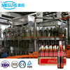 Efficient Glass Bottle Sparkling Carbonated Drink Filling Line Machinery