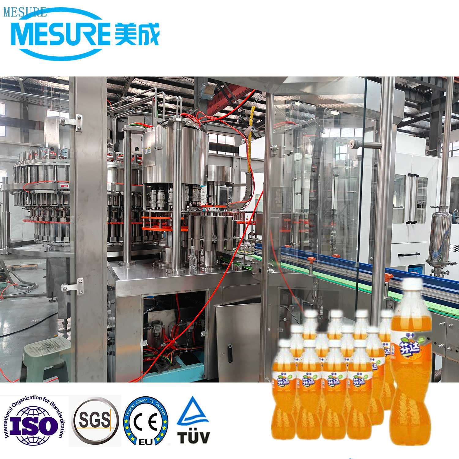 Carbonated Drink Line: Blowing-Filling-Capping Combi Machine | Custom PET Bottling Solutions