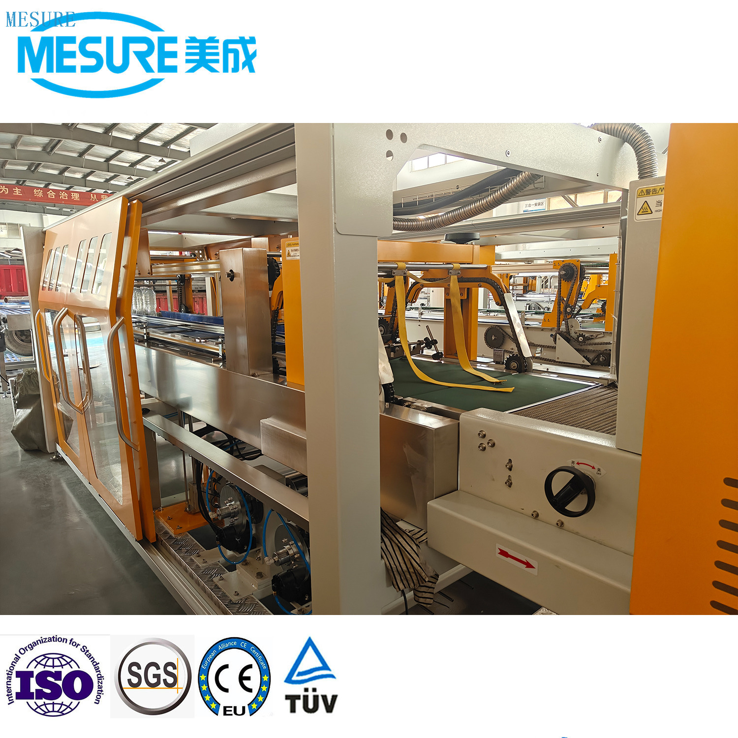 Automatic L Type Two Reel Roll PE Film Heat Shrink Wrapping Wrapper Machine for Bottle Can Drinks