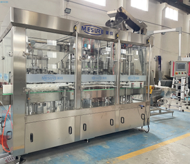 Automated Glass Bottle Carbonated Drink Bottling System Rinsing Filling Capping Line