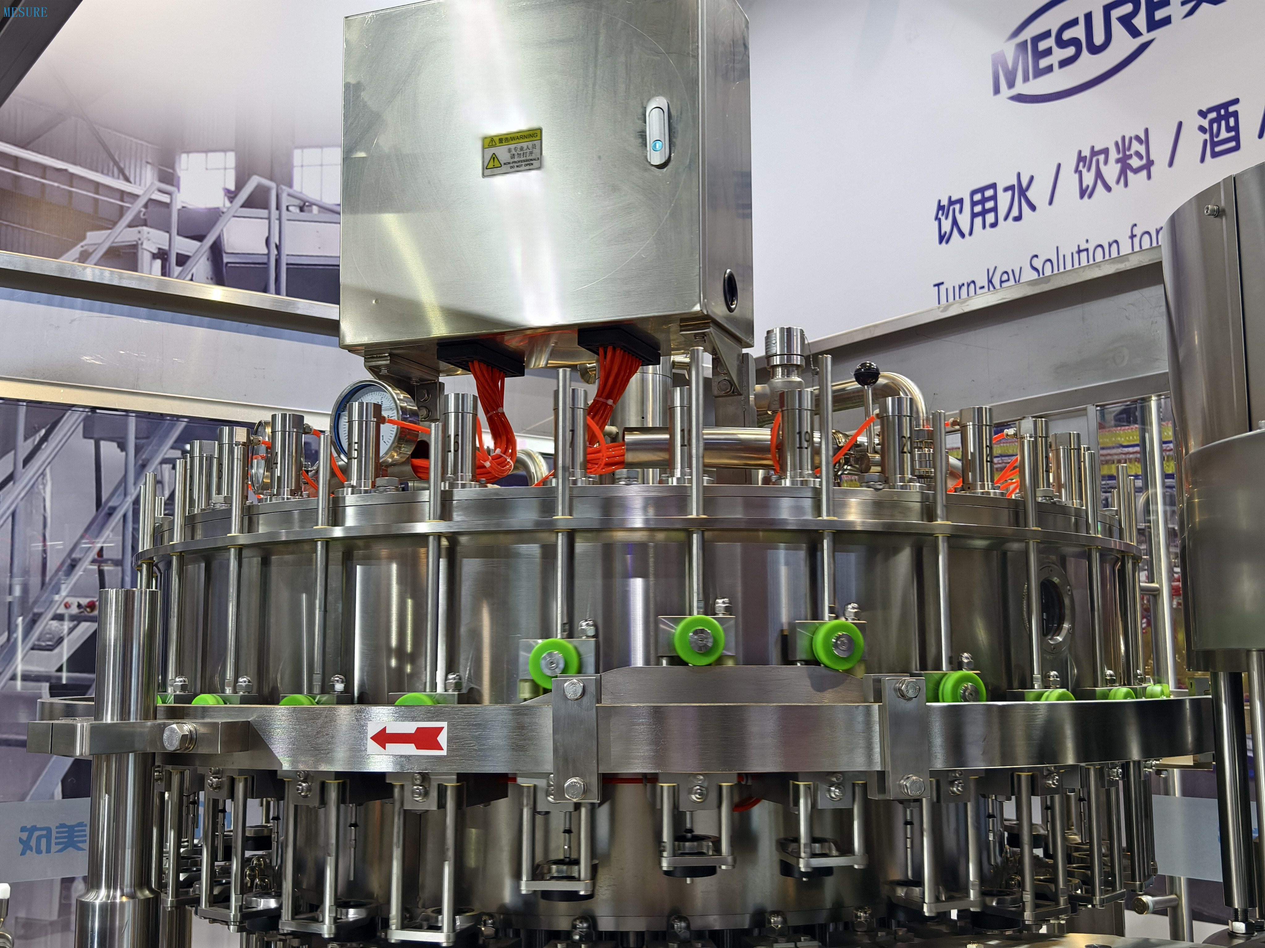 High-Speed 12000BPH Carbonated Beverage Bottling Mono Block Filling Machine Production Line