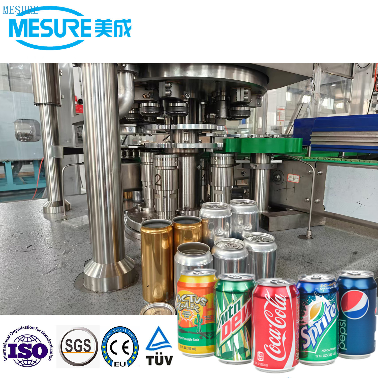 Small-Scale Adjustable Carbonated Can Filler for Entrepreneurs