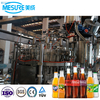 Automated Glass Bottle Carbonated Drink Bottling System Rinsing Filling Capping Line