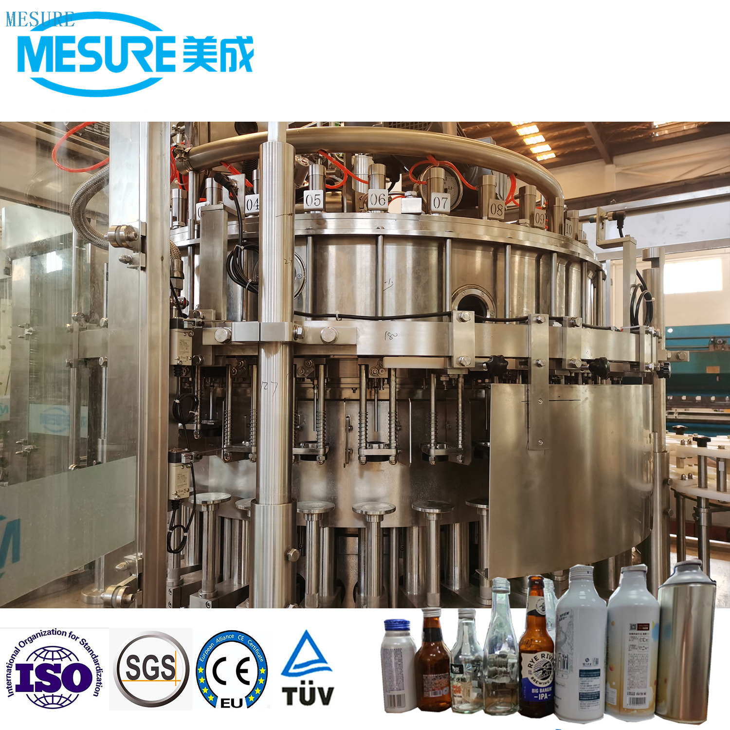 Precision Filling Automated Glass Bottle Beer Filling Line /High-Speed, High-Accuracy Turnkey Solution 