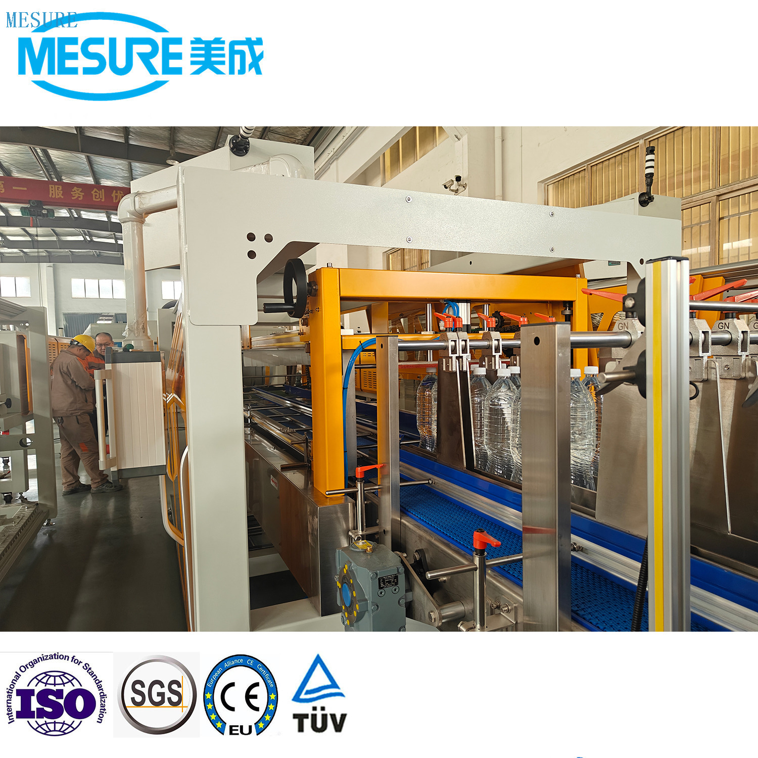 Automatic PE Film Carton Pad Or Tray Carboard Added Heat Shrink Wrapping Machine for Bottle Can Drinks