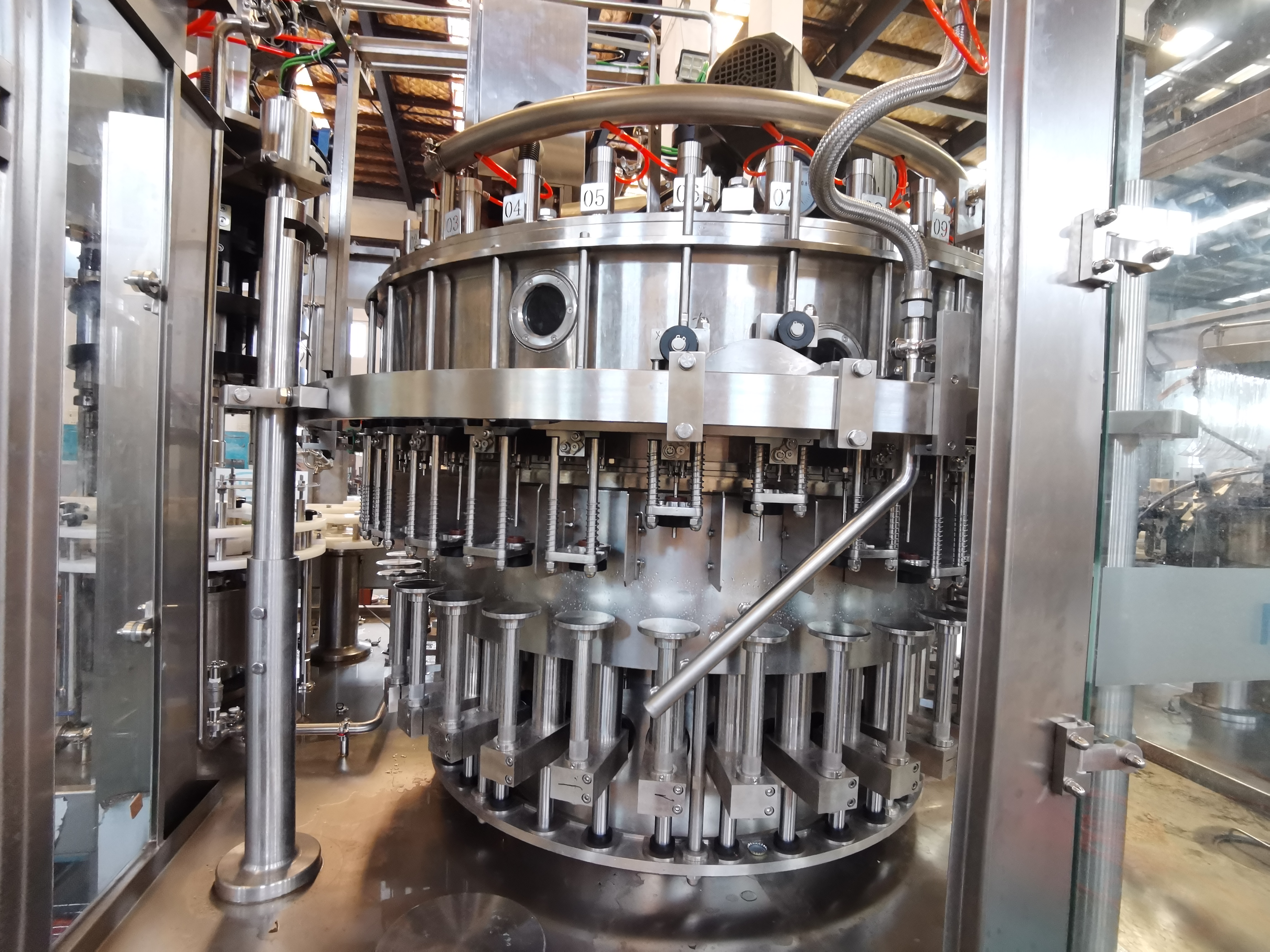 Glass bottle beer filling machine 