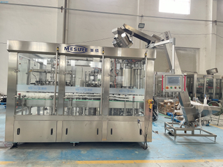 Automatic Precision Glass Bottle Carbonated Beverage Filler Filling Machine line