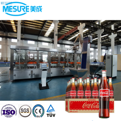Efficient Glass Bottle Sparkling Carbonated Drink Filling Line Machinery