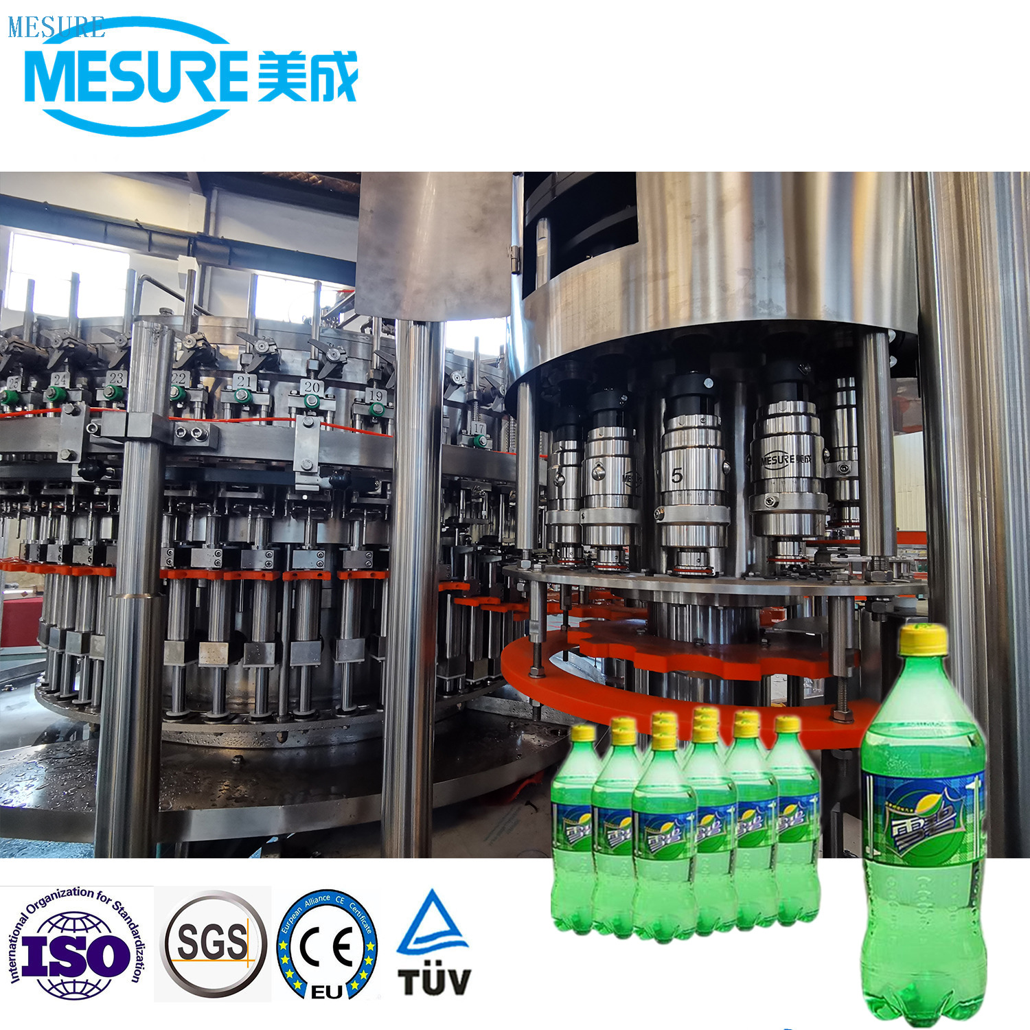 Blowing-Filling-Capping Combi Machine for PET Bottles | Custom Carbonated Drink Line, 15000bph High Efficiency