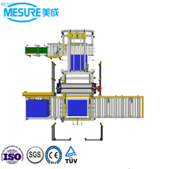 Automatic Column Type Robot Gantry Carton Box Case Pack 5 Gallon Glass Bottle Can Barrel Stacking High Low Position Depalletizer Palletizer System Machine Equipment