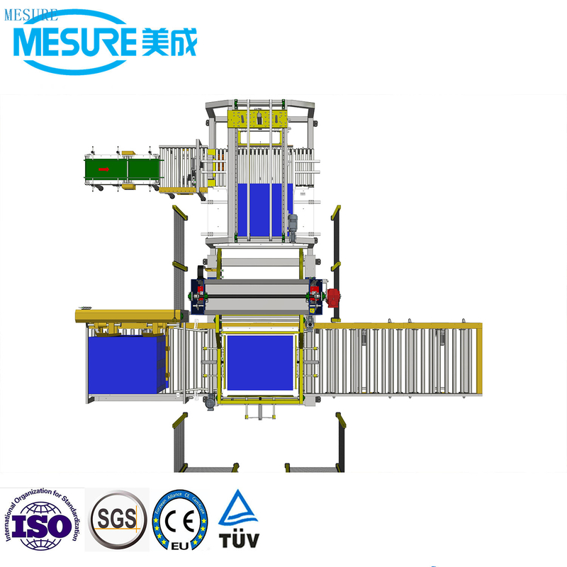 Automatic Column Type Robot Gantry Carton Box Case Pack 5 Gallon Glass Bottle Can Barrel Stacking High Low Position Depalletizer Palletizer System Machine Equipment