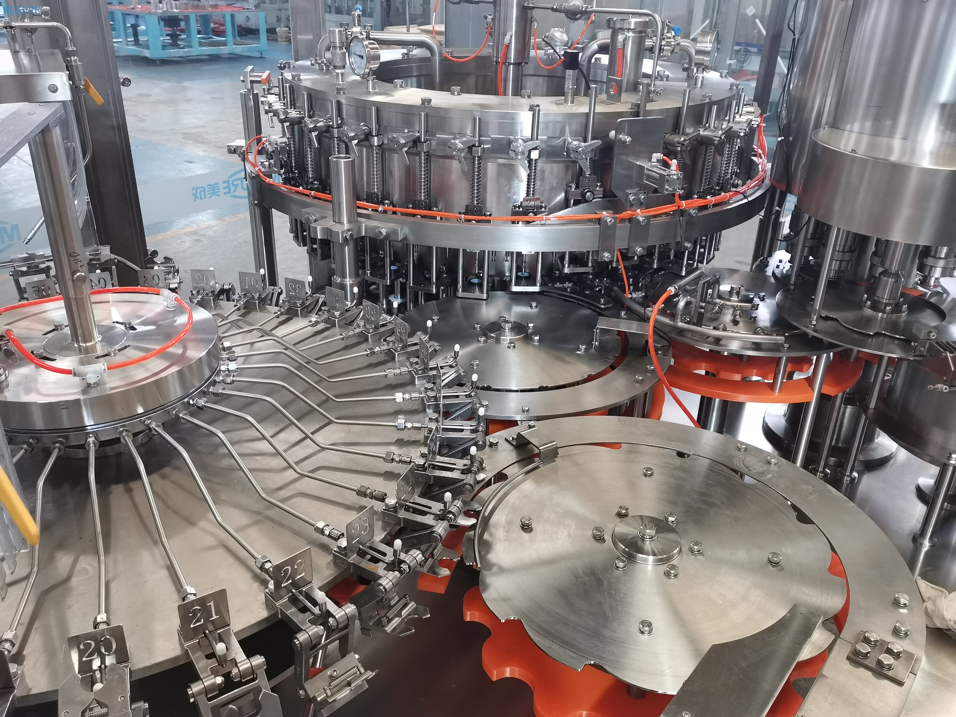 High-Speed 12000BPH Carbonated Beverage Bottling Mono Block Filling Machine Production Line