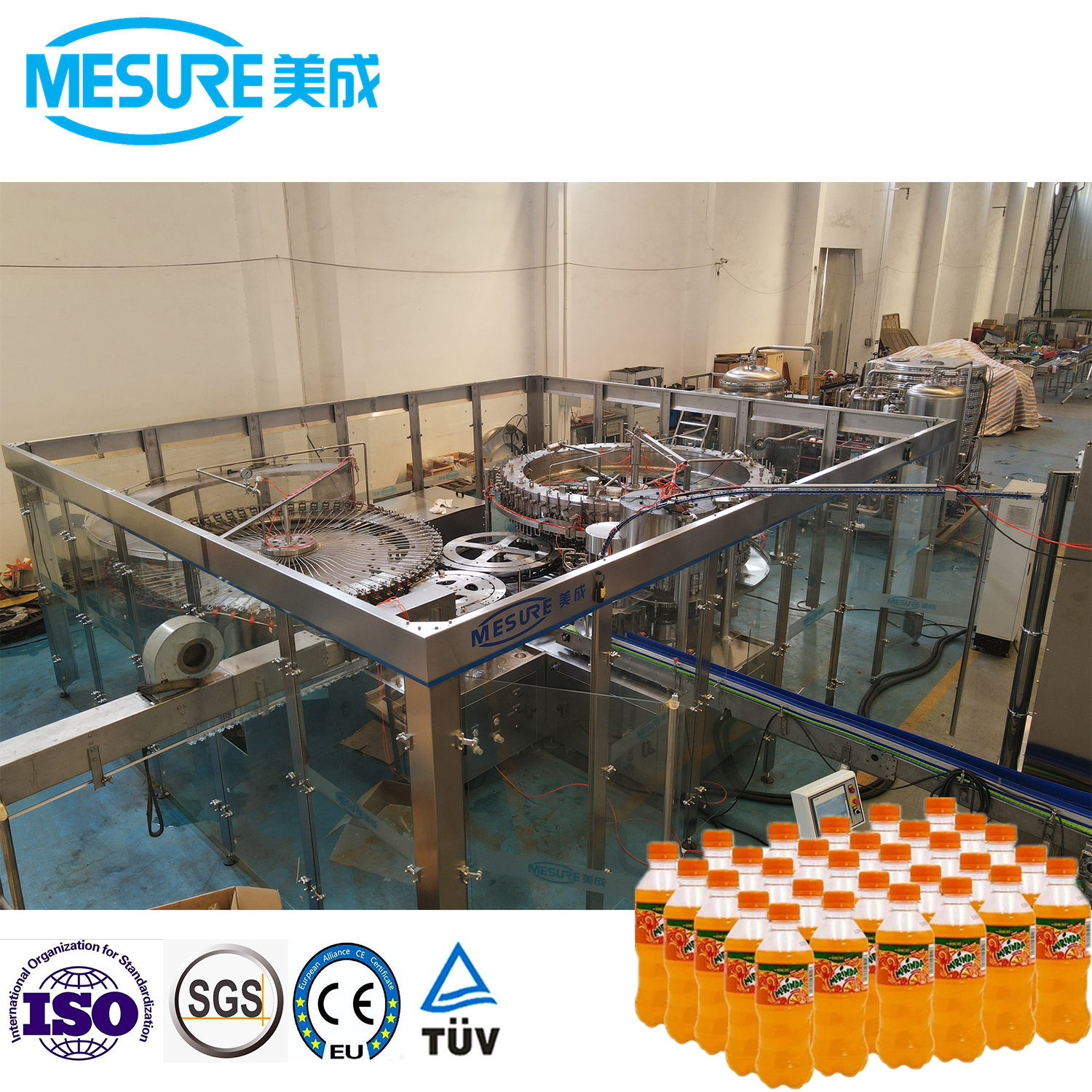 24000BPH 72-72-20PET carbonated drink filling machine 