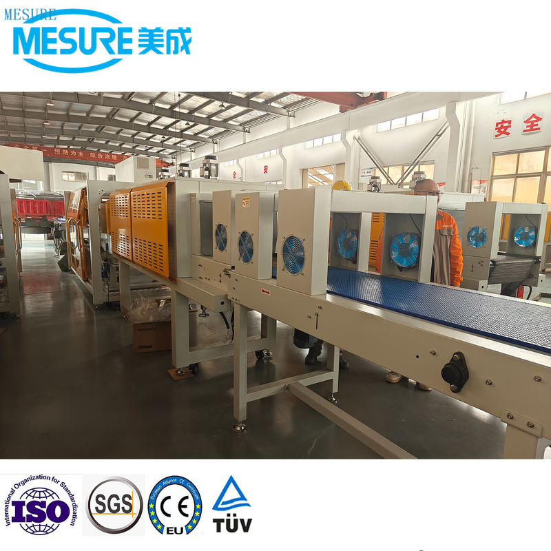 Automatic L Type Two Reel Roll PE Film Heat Shrink Wrapping Wrapper Machine for Bottle Can Drinks