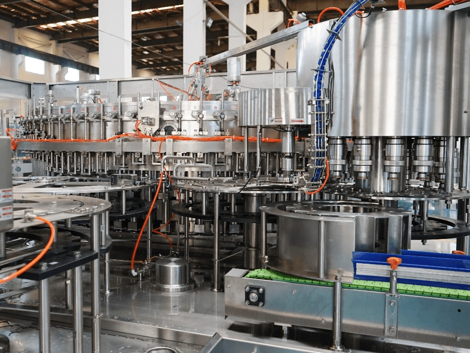 Automatic 3-in-1 Liquid Filling Equipment Beer Manufacturing Bottling Packaging Machine 