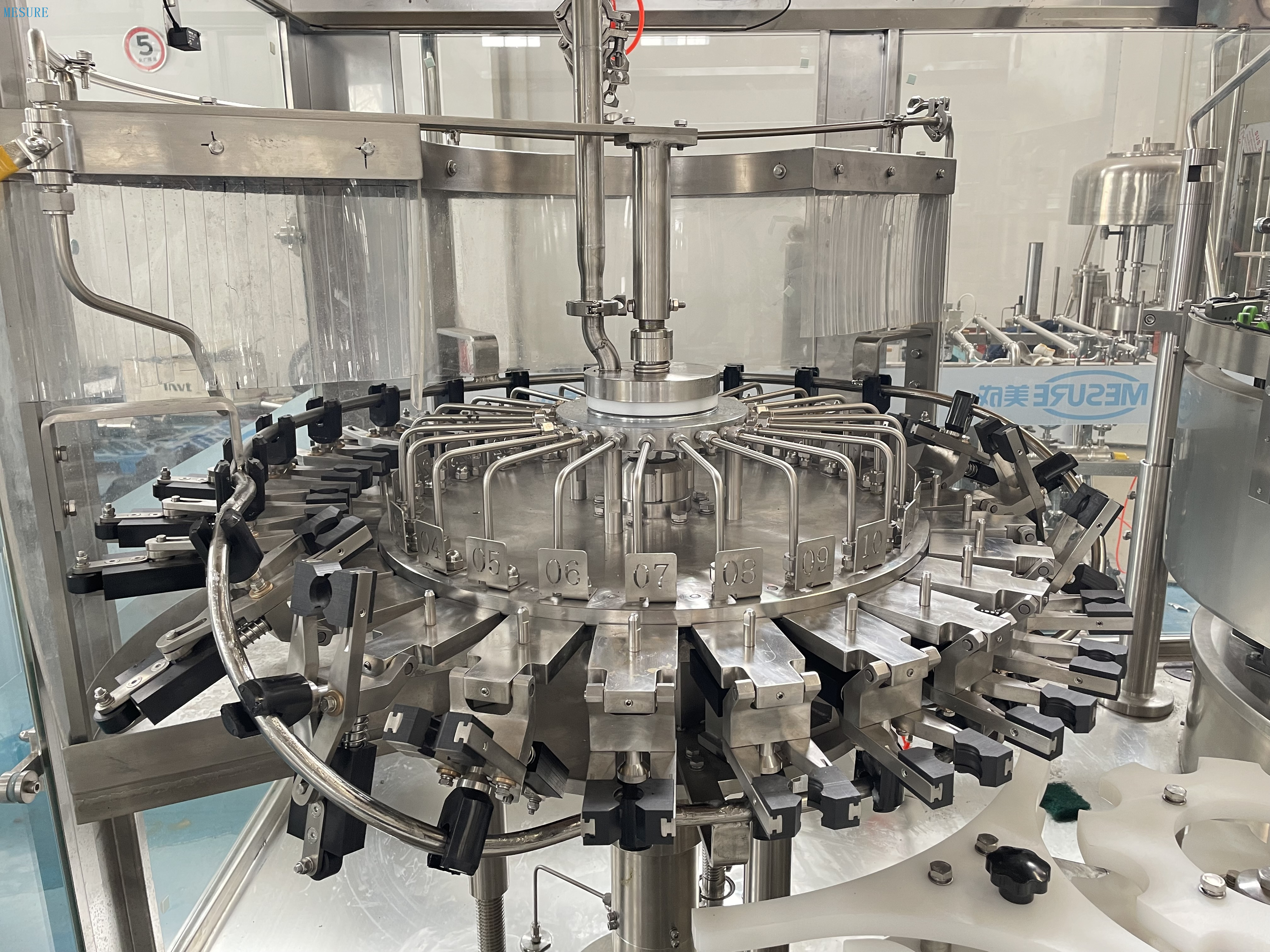 Automatic Precision Glass Bottle Carbonated Beverage Filler Filling Machine line