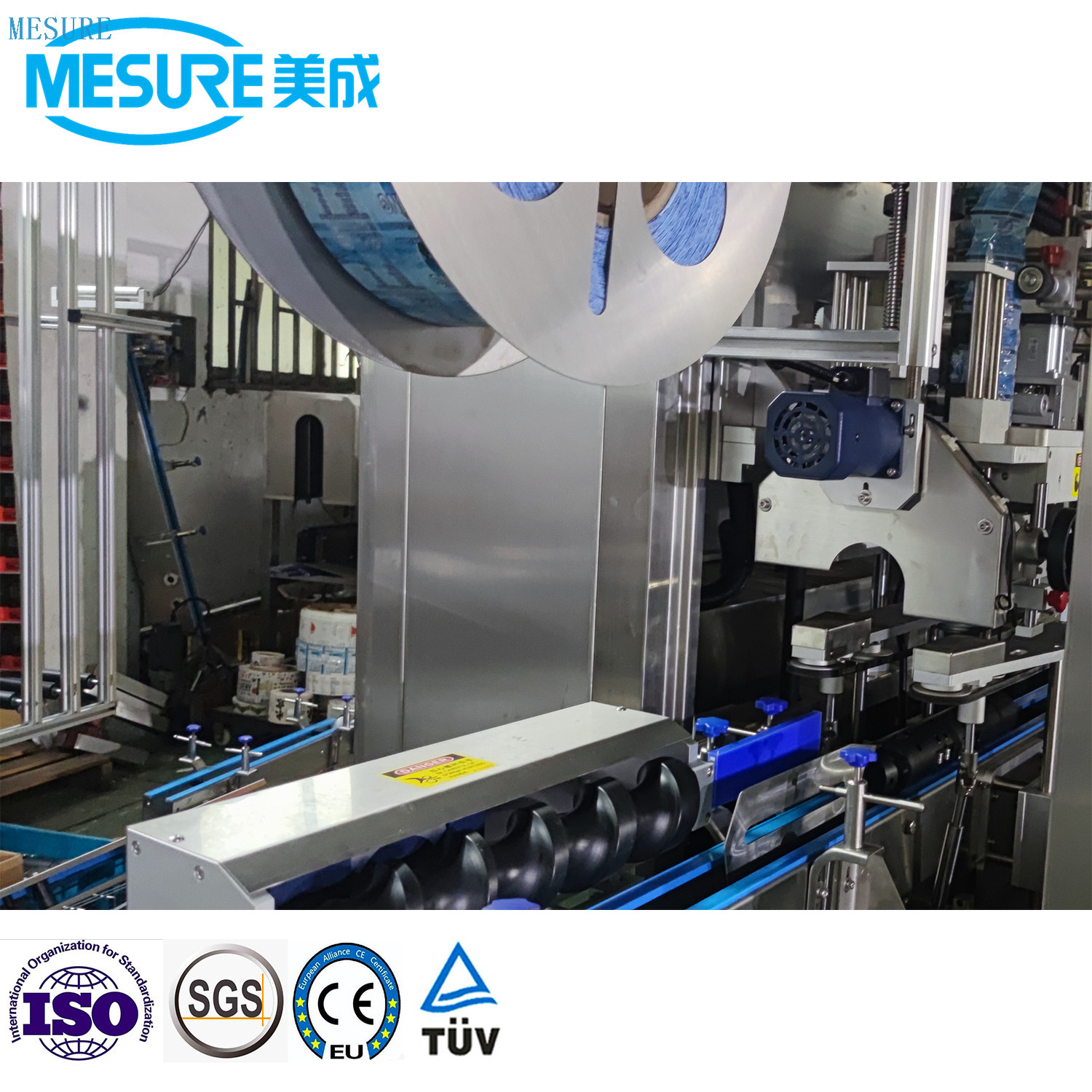 PET Glass Bottle Aluminum Can Cap PVC Film Steam Electrical Hot Shrink Sleeve Labeling Labeler Applicator Sealer Tunnel Machine