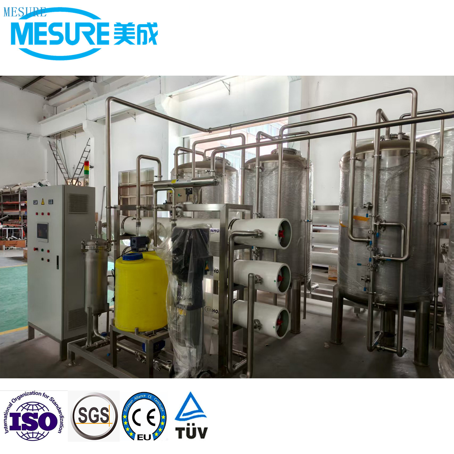 High-Efficiency Reverse Osmosis Water Purifier System Plant
